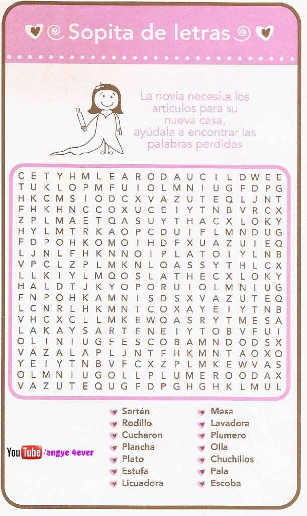 Juegos para despedida de soltera - 13