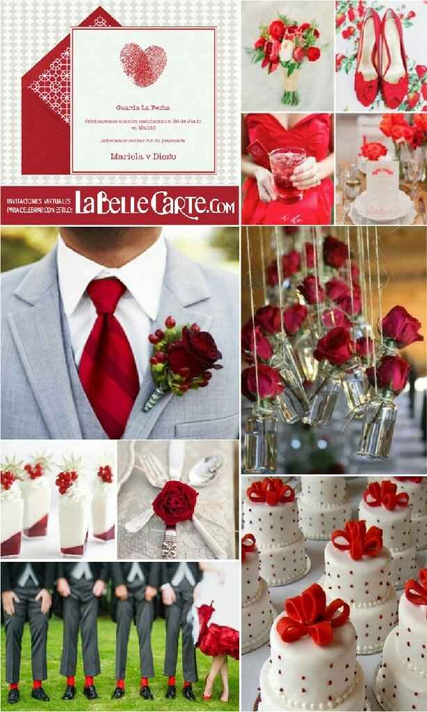 "combinaciones de colores en beige y rojo" - 19
