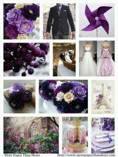 Combinaciones de colores en negro y morado - 4