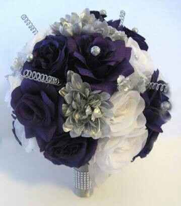¿combinaciones de colores en morado y plata? - 23