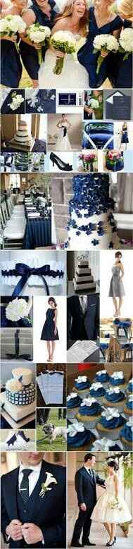Combinaciones de colores en azul navy y nude - 9