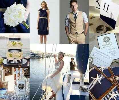 Combinaciones de colores en azul navy y nude - 32