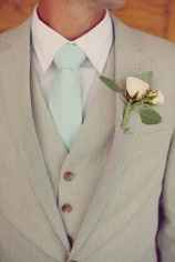 Blanco y menta