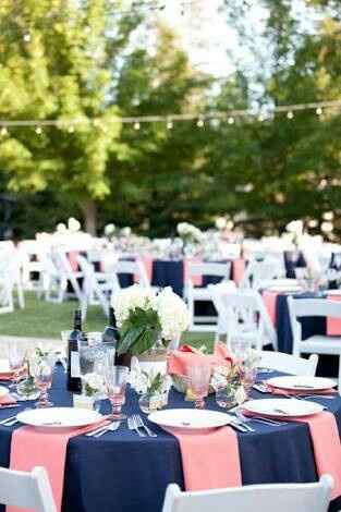 Combinaciones de colores en rosa palo y azul - 29