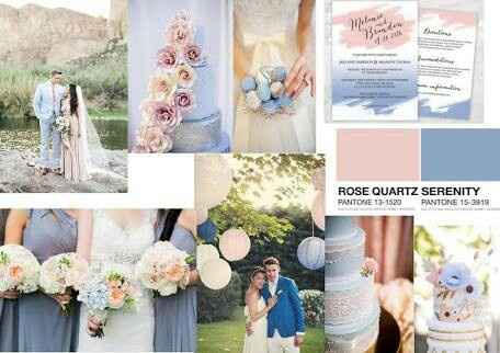 Combinaciones de colores en rosa palo y azul - 36