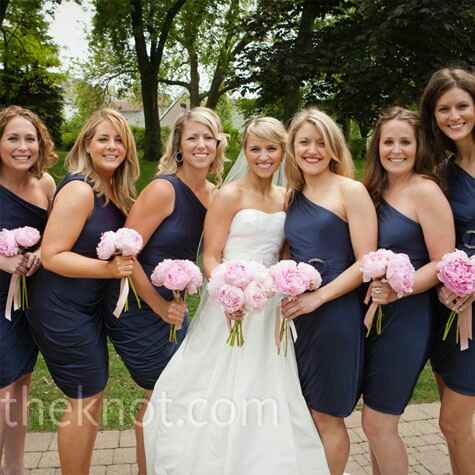 Combinaciones de colores en rosa palo y azul - 56