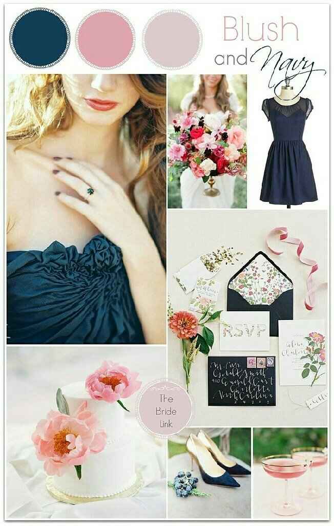 Combinación de colores rosa pastel y azul - 13