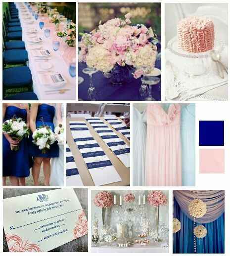 Combinación de colores rosa pastel y azul - 20