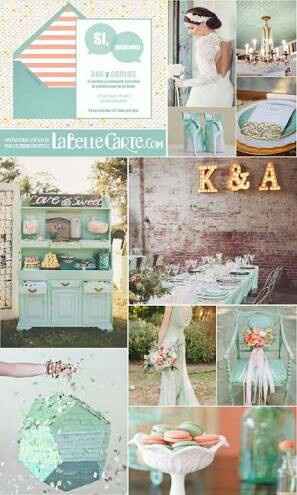 Combinación de colores en menta y palo de rosa - 20