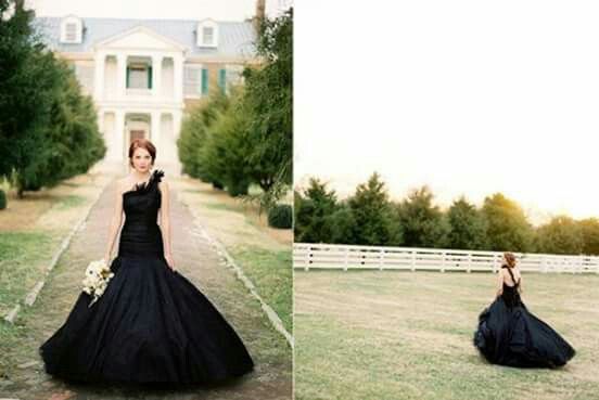 Vestidos de novia negros - 10
