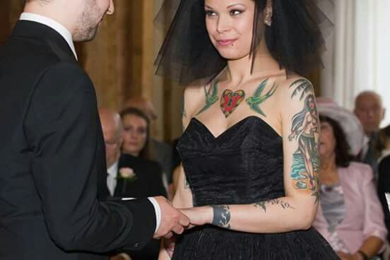 Vestidos de novia negros - 11