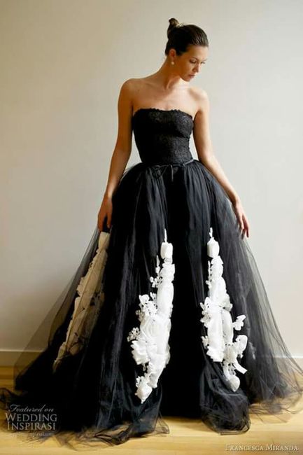 Vestidos de novia negros - 12