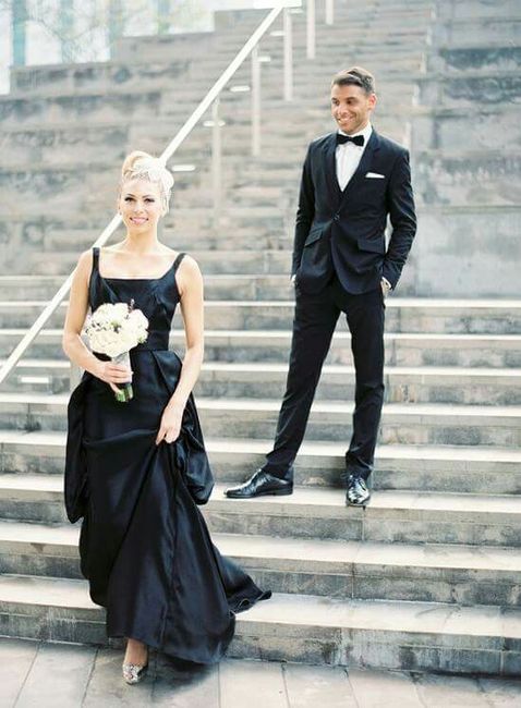 Vestidos de novia negros - 14