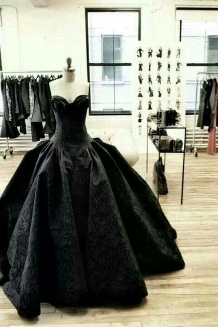 Vestidos de novia negros - 17