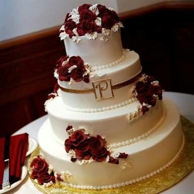 Combinaciones de colores en rojo y dorado - 7