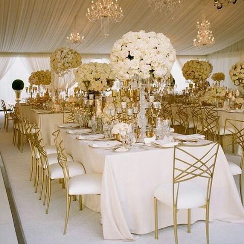 Combinaciones de colores en blanco y dorado - 25