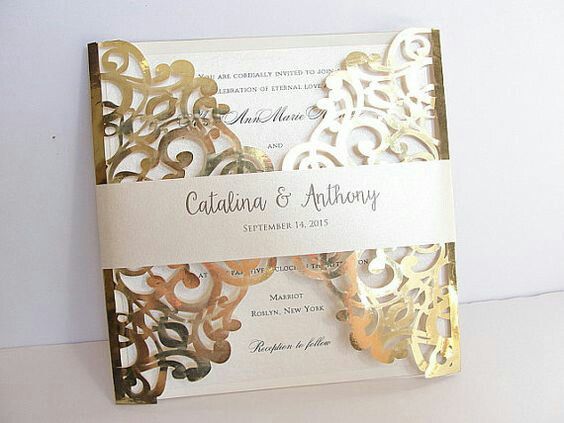 Combinaciones de colores en blanco y dorado - 58