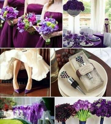 Combinación de colores...morado y plata - 6