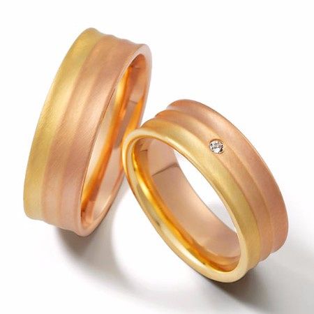 Combinación oro y rosa oro