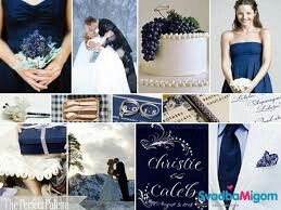 Combinaciones de colores en azul navy y nude - 20