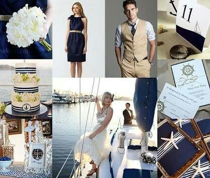 Combinaciones de colores en azul navy y nude - 32