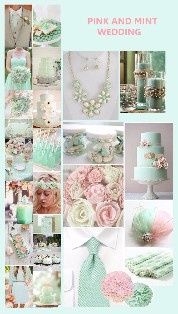 Blanco y menta