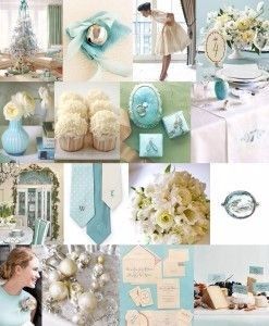 Blanco y menta