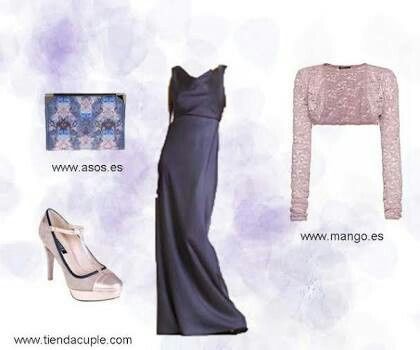 Combinaciones de colores en rosa palo y azul - 49