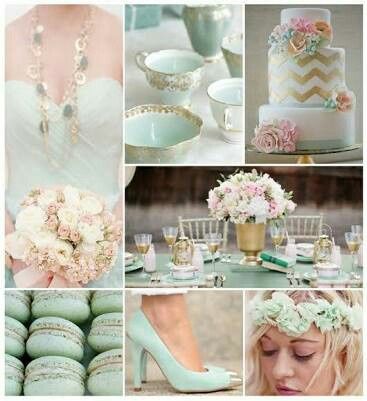 Combinación de colores en menta y palo de rosa - 14