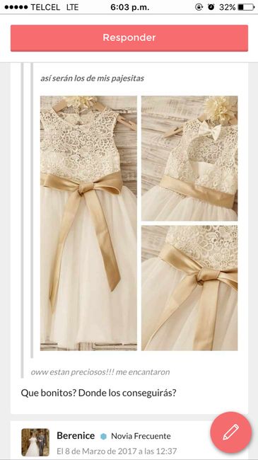 Proveedores  vestidos pajes - 1