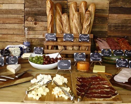 Mesa de carnes frias