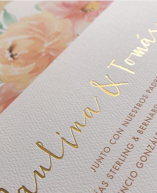 Invitaciones con foil ✨💫 - 2