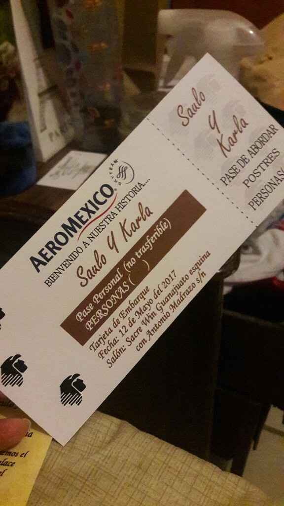 Llegaron las invitación - 1