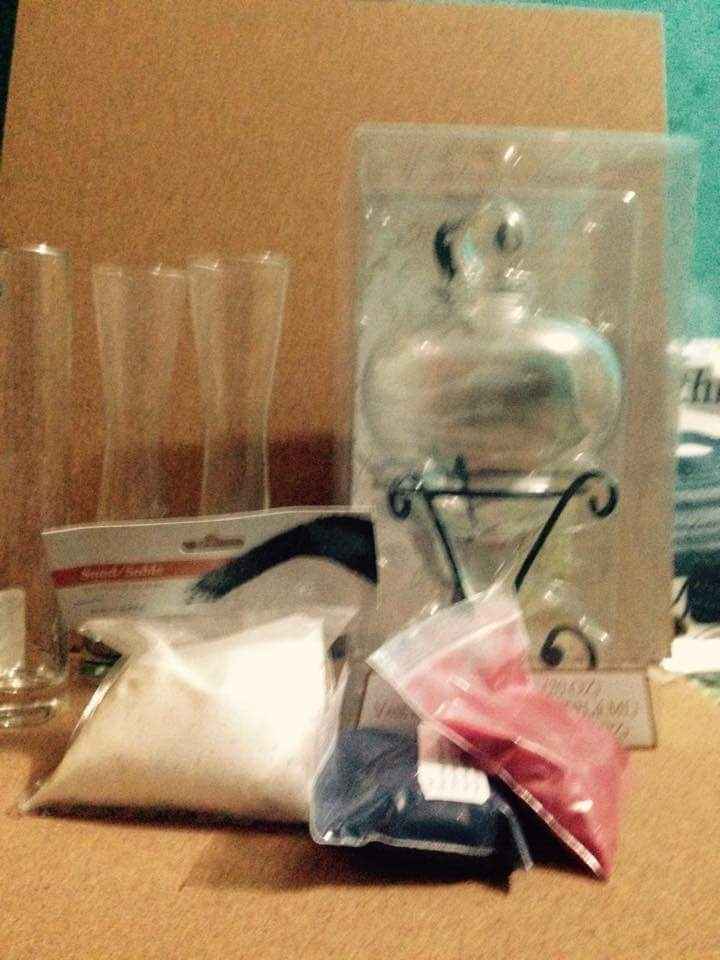 Les presento las cosas para mi ceremonia de la arena. - 1