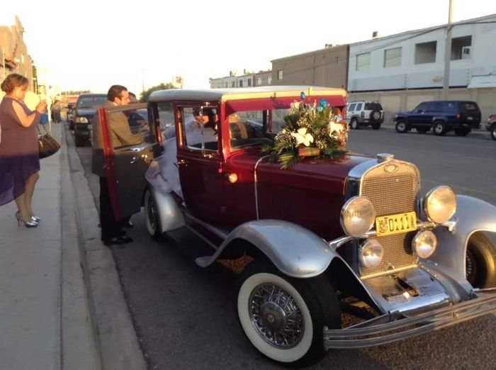 llegando a la iglesia