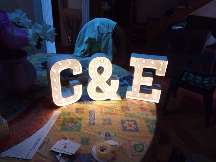 LETRAS MESA DE HONOR