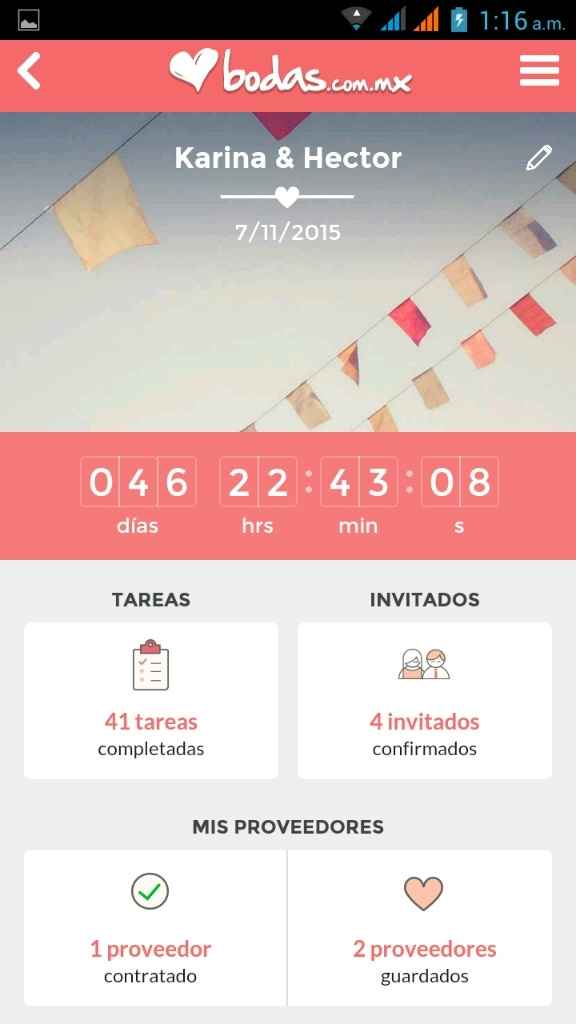 Cuantos falta para su gran dia?? - 1