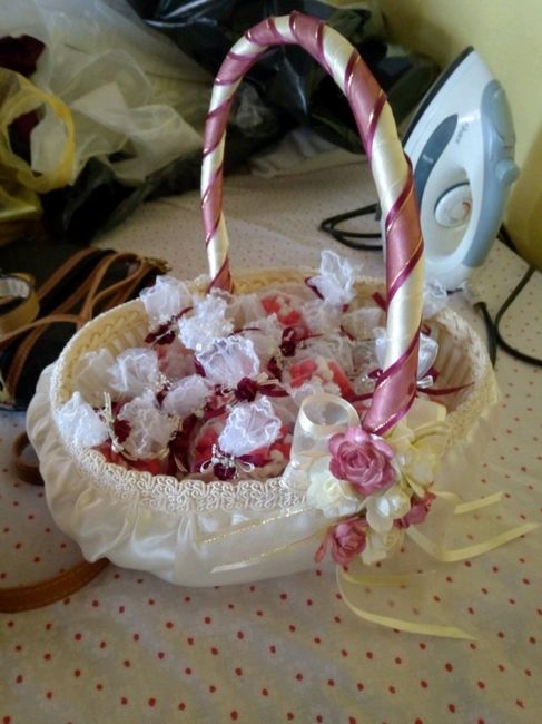 Ideas: canastas para las niñas de las flores o para las oraciones y recuerditos - 1