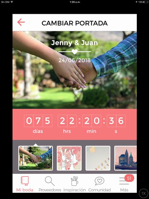 ¿Cuánto falta para que se casen? - 1