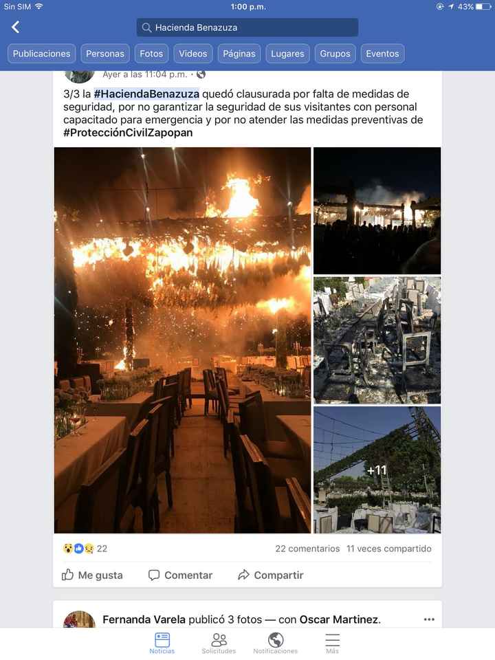 Incendio en boda ! 💆🏼 - 1