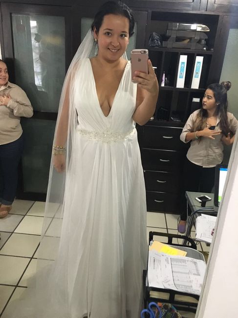 vestida de novia!