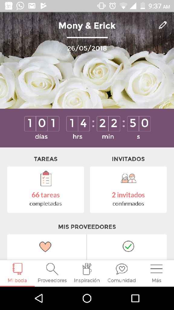 ¡Escribe los días que faltan para tu boda! - 1