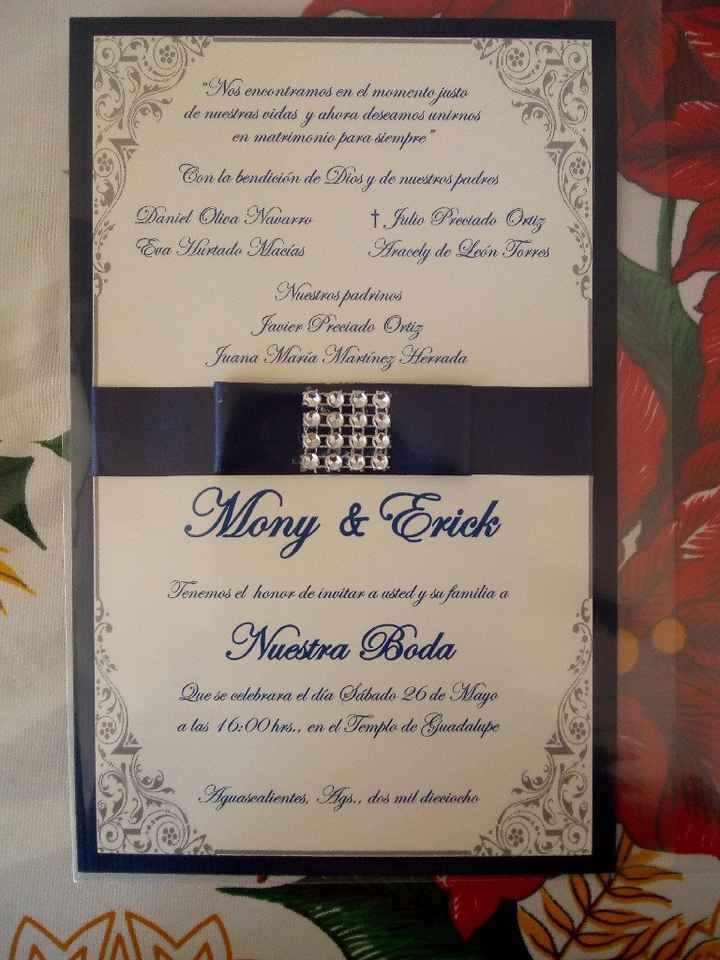 Ahora sí nuestras invitaciones!! - 1