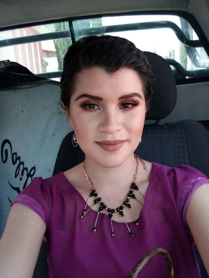 Mi prueba de maquillaje y peinado - 2