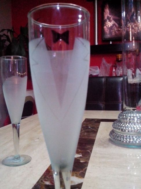 Mis centros de mesa y copas para los invitados diy - 9