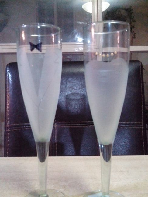 Mis centros de mesa y copas para los invitados diy - 10