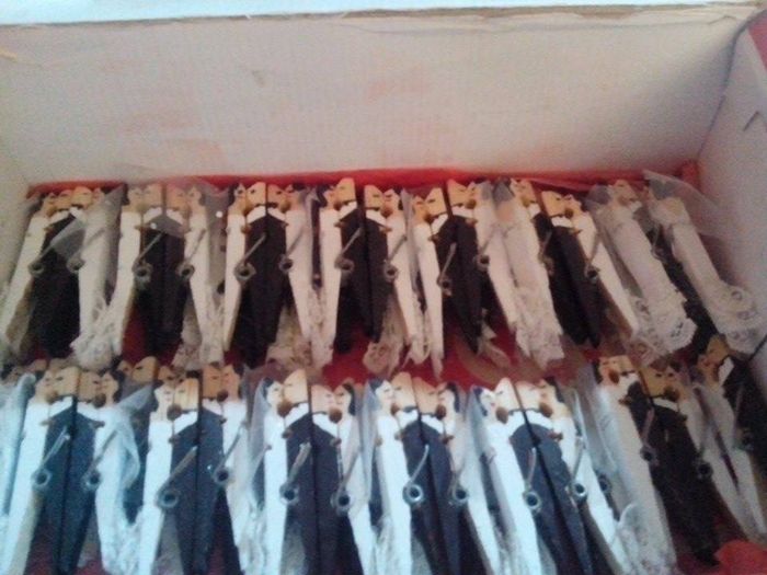 PINZAS NOVIO Y NOVIA DIY