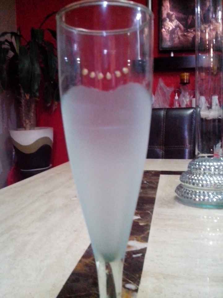 Mis centros de mesa y copas para los invitados diy - 8