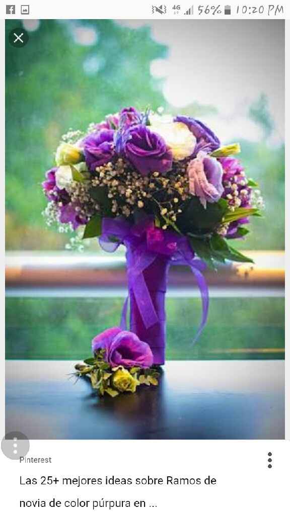 Colores de boda combinación morado y lila - 1