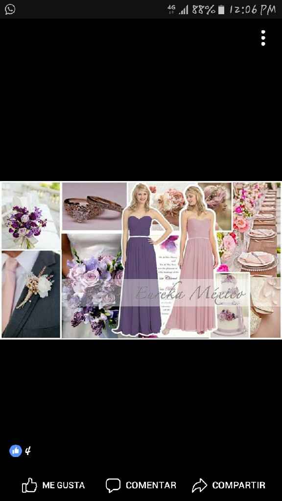 Colores de boda combinación morado y lila - 4